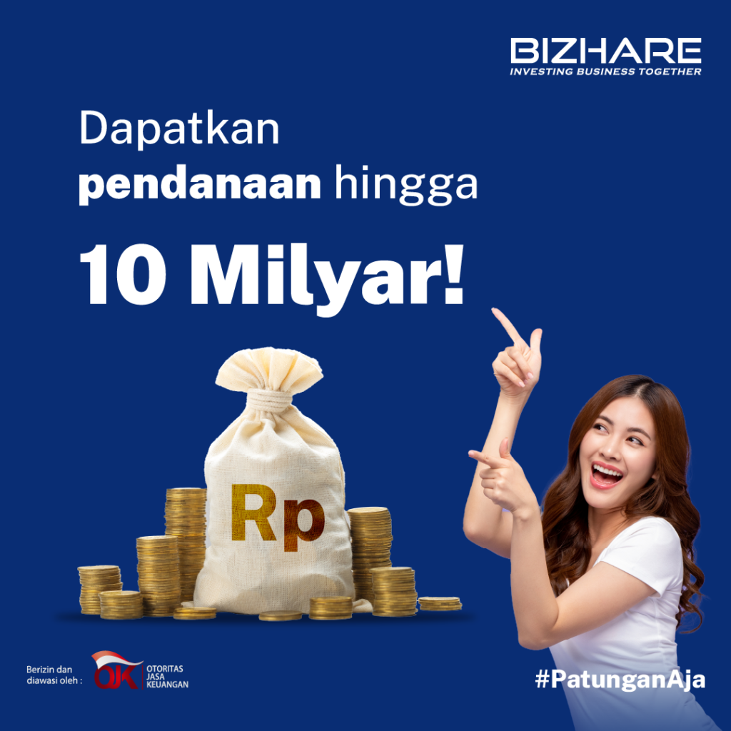 Banner Bizhare: Dapatkan pendanaa hingga 10 milyar!